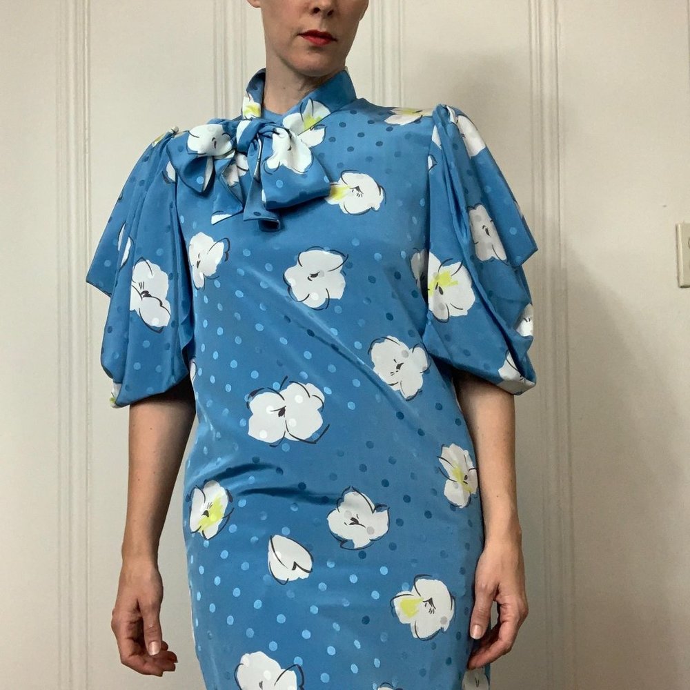 This Vintage Hanae Mori Dress is Everything Sz 2/4